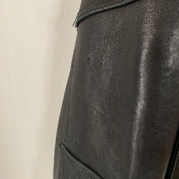 Men’s Knoles & Carter Italian Leather Biker Jacket - Picture 12 of 16